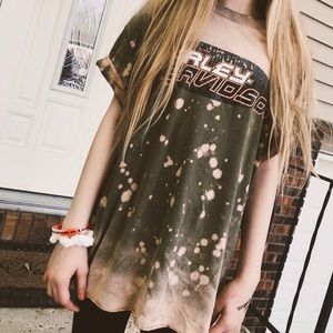 Harley Davidson Oversized Tee shirt tie dye